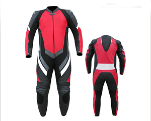 ชุดมอเตอร์ไซค์หนังสั่งทำขายส่ง พิมพ์โลโก้ตามสั่ง ทนไฟ กันลม ไซส์ใหญ่ ชุดกีฬา บริการ OEM - Product Image 2