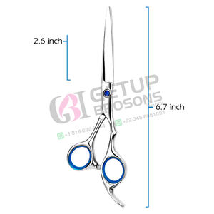 Ciseaux à cheveux en acier inoxydable, Design professionnel, 1 pièce, pour coiffure et barbier, 2021 - Product Image 4