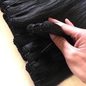 Cheveux humains brésiliens lisses à bas prix, cheveux bruts non traités, bon marché, d'usine directe du Vietnam, cheveux vierges, bruts, vente en gros, 20 pièces - Product Image 4