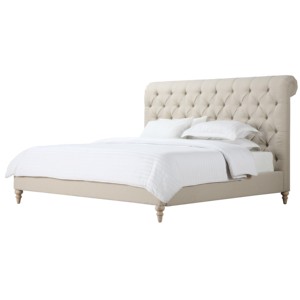 Cama Moderna de Madera de Teca Sólida con Cabecera Iluminada Convertible, Cómoda y Duradera, Muebles para Dormitorio - Product Image 4