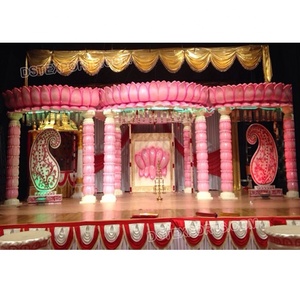 Mandap de Triple Polo para boda, accesorio exclusivo de Alemania, Mandap de Triple pilar Para Boda de EE. UU. - Product Image 6