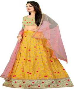 Designer georgette soie impression numérique lehenga avec choil séquence dentelle travail dupatta mariage porter meilleur prix textile vêtement vêtements - Product Image 4