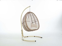 Chaise suspendue de jardin en forme d'œuf, best-seller, aux normes européennes, fabriquée en Turquie, confortable, écologique, équipement de plein air pour parc