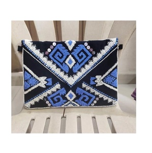 Bolso de Mano Bohemio Hecho a Mano con Diseño de Leopardo para Mujer, Estilo Rajasthan, Ecológico y de Yute - Product Image 6