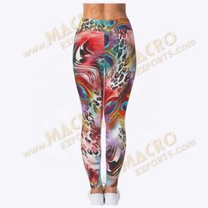 Nouvel arrivage de leggings de yoga et de fitness taille haute en tissu aligné fabriqués avec un matériau spandex en nylon de qualité supérieure pour plus de flexibilité - Product Image 3