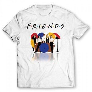 T-shirt de sport en coton doux et confortable à séchage rapide, impression personnalisée graphique sur le thème des amis, vente en gros - Product Image 3