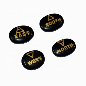 Pierres d'agate noires, sens primaire, haute qualité - Product Image 1