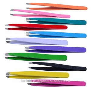 Ensemble de 3 pinces à épiler en acier inoxydable pour l'épilation du visage, femmes/hommes, pointe pointue, légères - 2 TONE POUCH - Product Image 6