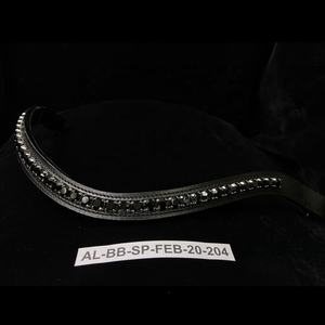 Best Buy Hecho a mano Stellux Crystal Bling Cuero genuino Caballo ecuestre Browbands Característica duradera Calidad Premium - Product Image 1