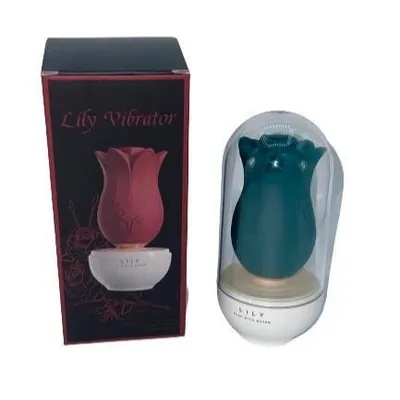 Lily Rose Sucker Vibrator, Klitoris Saugen Klitoris Stimulator Red Rose Vibrator Adult Sexspielzeug für Frauen