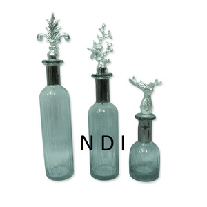 ขวดน้ำหอมทำจากแก้วใสขวดน้ำหอมแก้วเปล่าสำหรับตกแต่งทำด้วยมือ - Product Image 2