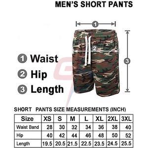 Pantalones cortos de entrenamiento de gimnasio para correr de lana informal de corte clásico para hombre Pantalones cortos informales de cintura elástica del mejor proveedor - Product Image 5