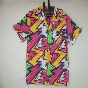 <b>Men's</b> Printed Casual <b>Shirt</b> Breathable and Anti-Pilling <b>Viscose</b> Poplin Fabric - Product Image 6