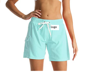 Pantalones cortos de secado rápido para mujer, Shorts deportivos con cordón para verano, con bolsillo, gran oferta - Product Image 1
