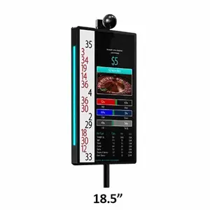 TopOneTech 18.5 zoll doppel seite display slot Sicbo und roulette casino tisch Open rahmen touch screen monitor de pantalla tactil