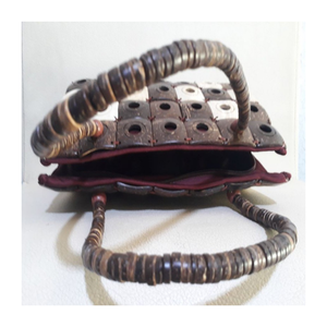Vietnam Handicrafts Coconut Shell <b>Handbag</b> - Product Image 3