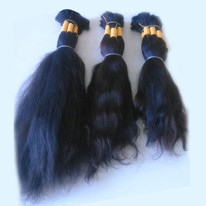 Extensiones de cabello humano indio ondulado 100% natural, sin procesar, venta al por mayor - Product Image 4