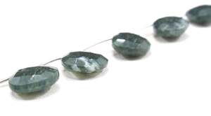 Gema de cuarzo Natural con energía Solar, 10 piezas, cuentas de Briolette con forma de corazón facetadas, joyería hecha a mano - Product Image 4