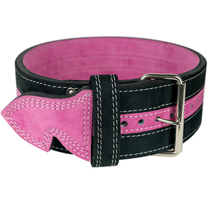 Ceinture de musculation en cuir suédé de qualité supérieure fabriquée en usine, à double boucle, à dégagement rapide, ceinture de soutien dorsal pour la musculation - Product Image 6