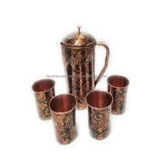 Bình Đựng Nước Bằng Đồng Chất Lượng Tốt Nhất Và Bình Đựng Nước Bằng Thủy Tinh Dùng Cho Nhà Hàng - Product Image 1