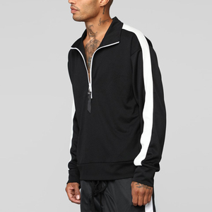 Sudadera unisex con cremallera de un cuarto, estilo urbano, conjunto deportivo con dobladillo acanalado, transpirable, para invierno, tallas grandes, maternidad - Product Image 2