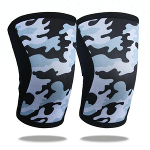 2020 Hot Sale High Quality Breathable <b>Elastic</b> Fitness <b>Knee</b> Sleeve Brace Compression for Pain and Sport <b>Support</b> Unisex OEM PVC - Product Image 4