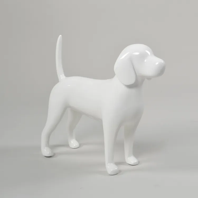 windows display pet mannequin dogs, animal fiberglass dog mannequin