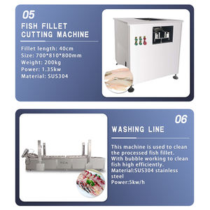 التلقائي ماكينة سمك فيليه السمك فيليه تجهيز خط - Product Image 5