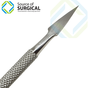 Empujador de Cutículas Profesional de Acero Inoxidable para Uñas, Marca Privada, Modelo SOS-20224 - Product Image 2