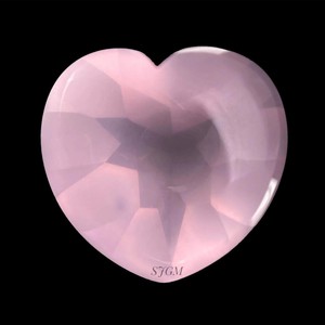 Vente en gros de 5mm de QUARTZ ROSE naturel taillé en coeur de haute qualité à facettes en vrac certifié IGI | Prix d'usine | ROSE NATURELLE - Product Image 1