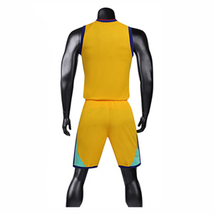 Uniforme de baloncesto personalizado al por mayor con logotipo de alta calidad con sublimación totalmente personalizada - Product Image 3