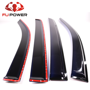 4 Pcs Window Visor Guard Vent Sun <span class=keywords><strong>Pioggia</strong></span> Guardie <span class=keywords><strong>Parabrezza</strong></span> Per Il 2015 - 2018 Chevy Silverado 2500/3500HD Crew cab - Product Image 1