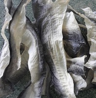 Peau de saumon séchée en tranches de haute qualité, procédé FD, saveur naturelle, emballage en vrac 0,5 kg, grade A, du Vietnam