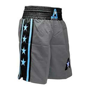 Shorts de boxe classiques unisexes 100% polyester durables et à séchage rapide pour les arts martiaux avec logo personnalisé sur le devant et étiquette de marque personnalisée - Product Image 2