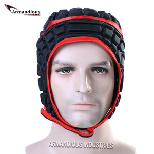 Ajustable EVA Soft Shell Fútbol y Rugby Portero Equipo deportivo Fabricación de Pakistán Casco protector Casco Patrón facial - Product Image 6