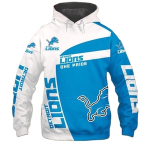detroit lions 3d moletom com capuz