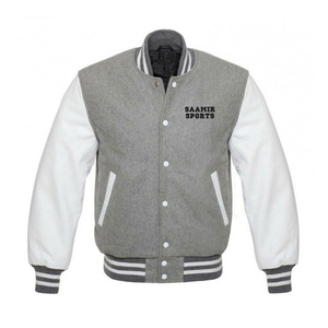 Chaqueta Varsity Personalizada de Alta Calidad para Hombre, con Mangas de Lana Ecológicas y Cómodas, Servicio OEM Formal de Invierno - Product Image 1