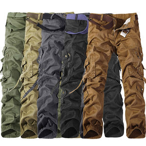 Men's Sport Style <b>Cargo</b> Pants with Multi-Side Pockets Custom Fabric for Casual <b>Work</b> and Athletic Use Wholesale - Product Image 3