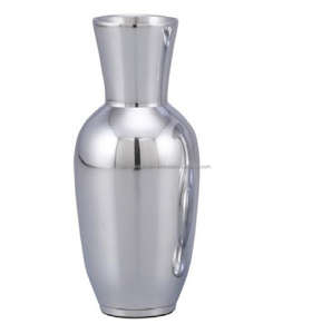Florero de aluminio para decoración del hogar, florero de Metal con acabado pulido plateado de la mejor calidad para Decoración de mesa - Product Image 1