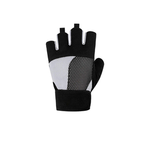 Guantes de cuero para gimnasio para hombre, manoplas largas de muñeca para levantamiento de pesas, transpirables para entrenamiento de Fitness cruzado - Product Image 6