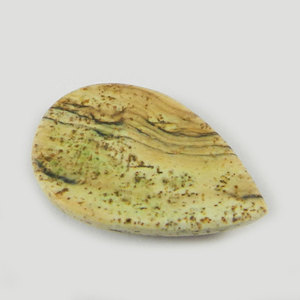 3.30 Gms ภาพแจสเปอร์17X26มม. ลูกแพร์ Cabochon อัญมณีหลวมสำหรับทำเครื่องประดับ - Product Image 2