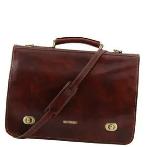 western style mens leather messenger shoulder bags / cow leather for laptop bags / conference bags genuine leather