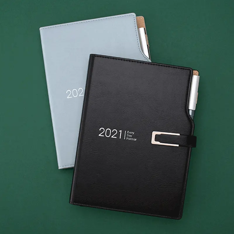 ขนาดเล็กธุรกิจผลิตภัณฑ์แนวโน้ม2021ในกลุ่ม A5สีดำเขียนวารสาร2021พิมพ์นมบนความต้องการวางแผนหนังสือปกแข็งโน๊ตบุ๊ค