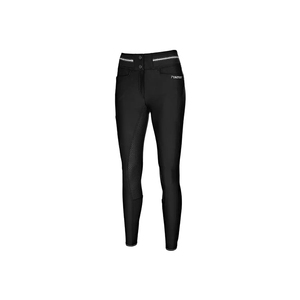 Pantalones ecuestres de asiento completo para mujer de alta calidad, cómodos pantalones de montar de Spandex transpirables con logotipo personalizado, precio al por mayor - Product Image 1
