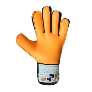 Guantes de portero de cuero profesional, correa de muñeca ajustable impermeable de alta calidad, uso de ropa de equipo de fútbol Unisex - Product Image 1