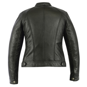 2025 Vintage matelassé rue cuir femmes veste noir à manches longues PU femme manteaux fermeture éclair poche pour moto dame vêtements d'extérieur - Product Image 3