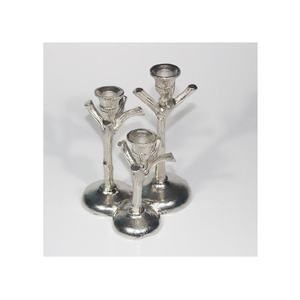 Chandelier en métal fini de couleur or de qualité supérieure pour la décoration de mariage, support de bougie/porte-bougie le plus vendu - Product Image 2