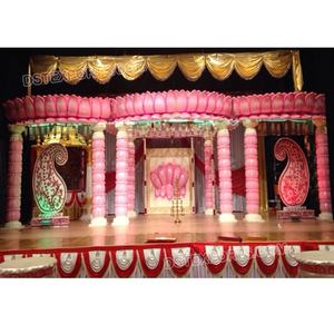 Mandap de Boda de Fibra Dorada con Temática Moderna y Lujosa, Exclusivo y Magnífico para Ceremonias, Portátil, AUSTRALIANO - Product Image 6