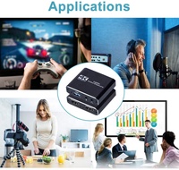 Tarjeta de captura de vídeo 4K HDMI a USB 3,0 con dispositivo de grabación de juegos en vivo de retransmisión en bucle HDMI Compatible con Windows Linux OBS OS X