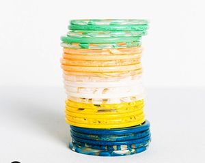 กำไลข้อมือเรซิ่นทรงกลมลายหินอ่อนสำหรับผู้หญิง ดีไซน์ทันสมัย ผิวเรียบเนียน - Product Image 5